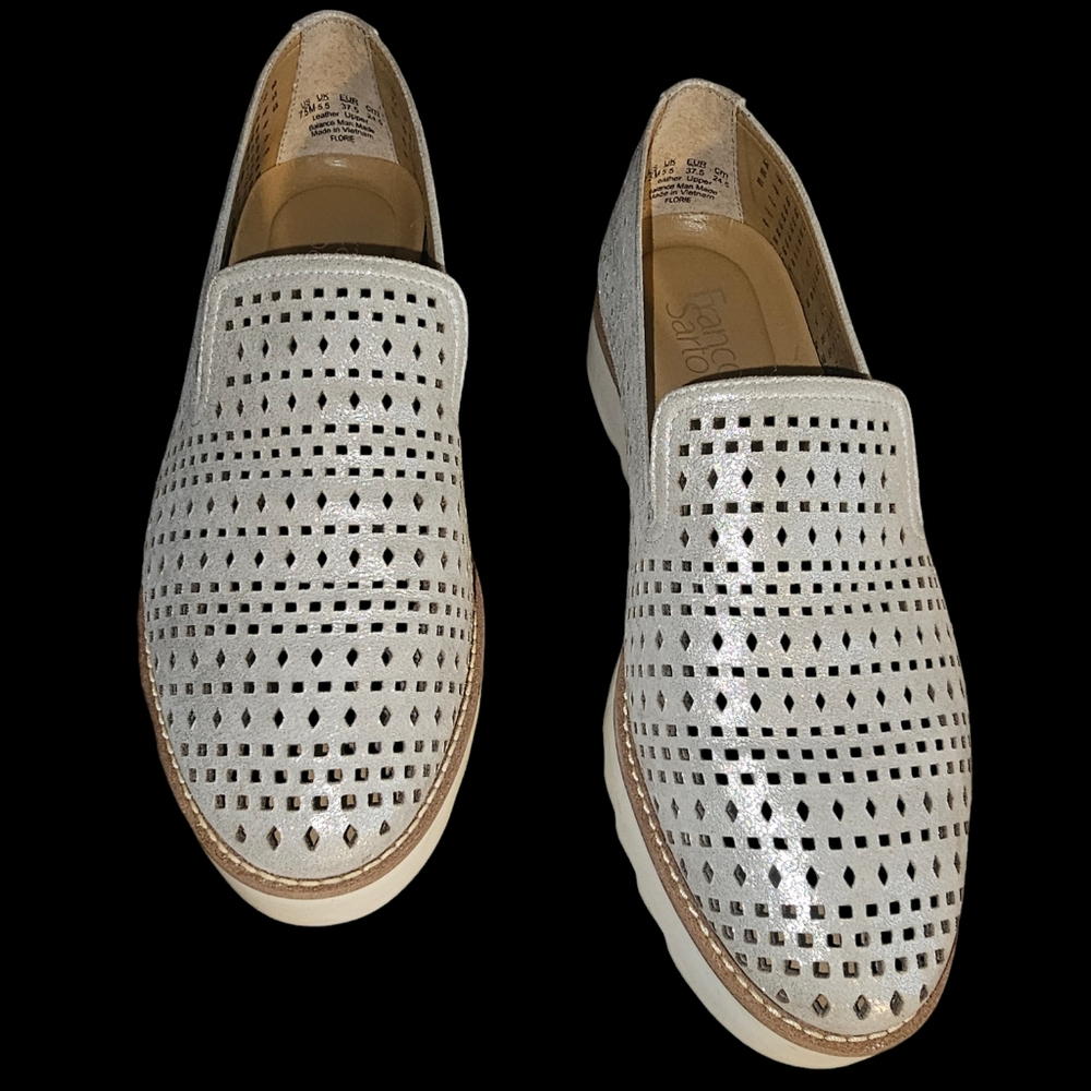 EUC | Franco Sarto Florie Platform Loafer Perforated | Size: 7½M